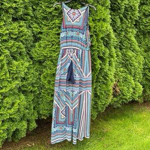 Romper dress high cut